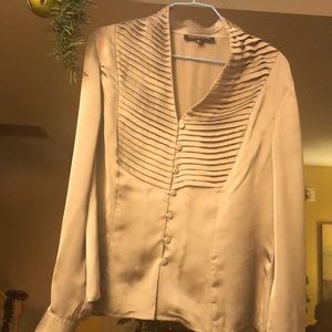 Silk blouse/ Jones New York, gray